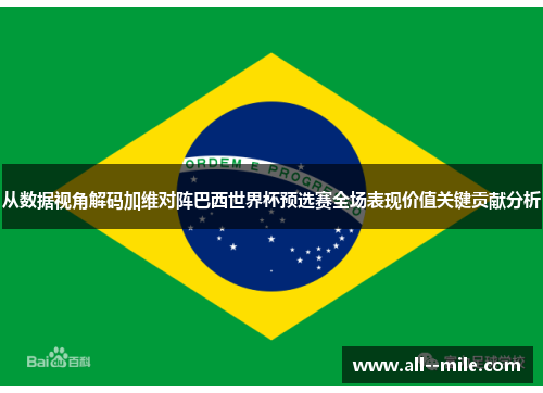 从数据视角解码加维对阵巴西世界杯预选赛全场表现价值关键贡献分析